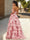 A-Line/Princess Floral Prom Dresses Floor-length Corset Dresses With Layered Ruffles