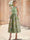 A-Line Cocktail Dress Elegant Jacquard Floral Dress Sleeveless Boat Neck with Pocket Floral Wedding Guest Dress