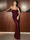 Sheath/Column Evening Dress Sweetheart Spaghetti Straps Floor Length Long Ruffled Sparkle Rhinestone Evening Dress Hot-Fix Process