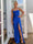 Sheath/Column Yellow Prom Dresses Satin Spaghetti Straps Sleeveless Floor-length With Side Split