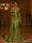 Sequin Mermaid / Trumpet Evening Gown Elegant Dress Formal Wedding Floor Length Sleeveless Off Shoulder Sequined