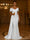 Sequin Mermaid / Trumpet Evening Gown Elegant Dress Formal Wedding Floor Length Sleeveless Off Shoulder Sequined
