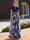 A Line/Princess Evening Dresses Shirt Collar Short Sleeves Floor Length Floral Prints With Flower Ruched Mother of the Bride Dresses