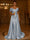 Sequin Mermaid / Trumpet Evening Gown With Detachable Overskirt Elegant Dress Formal Wedding Floor Length Short Sleeves Off Shoulder Sequined