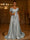 Sequin Mermaid / Trumpet Evening Gown With Detachable Overskirt Elegant Dress Formal Wedding Floor Length Short Sleeves Off Shoulder Sequined