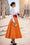 A-Line/Princess Cocktail Dress Shirt Collar V Neck Long Sleeves Colorblock Mother Of The Bride Dresses United States 250th Anniversary