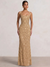 Trumpet/Mermaid Long Prom Dress Spaghetti Straps Floor-Length Long Sparkle Corset Prom Dress Evening Dress With Beads Sequins