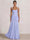 A Line/Princesses Prom Dresses Ruched Chiffon Spaghetti Straps Floor-Length Formal Dress Wedding Guest