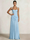 A Line/Princesses Prom Dresses Ruched Chiffon Spaghetti Straps Floor-Length Formal Dress Wedding Guest