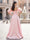 A-Line/Princess Evening Dresses High-Low Cocktail Dresses Jacquard Satin Off-The-Shoulder 1/2 Ruffle Sleeves Zipper Wedding Guest