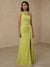 Sheath Formal Dresses Chiffon Halter Neck Sleeves Floor-length With Ruched Maxi Chiffon Wedding Guest Dress