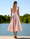 A-Line/Princesses Elegant Cocktail Dress Satin Dress Tea-Length Sleeveless Deep V Neck Cocktail Formal Dress
