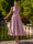 A-Line/Princesses Elegant Cocktail Dress Satin Dress Tea-Length Sleeveless Deep V Neck Cocktail Formal Dress
