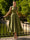 A-Line/Princesses Elegant Cocktail Dress Satin Dress Tea-Length Sleeveless Deep V Neck Cocktail Formal Dress