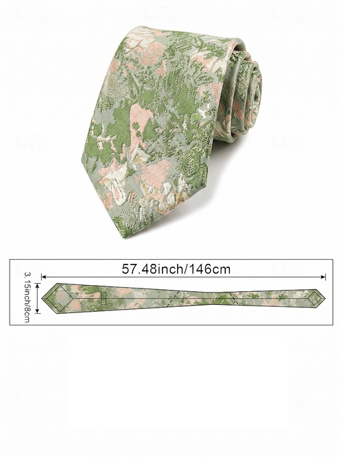Men's Jacquard Neck Ties Businees Work Necktie