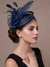 Flowers Feather Fascinators Net Kentucky Derby Hat Classical With Tulle Hairclip