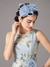Flowers Feather Headband Net Kentucky Derby Hat Classical With Tulle