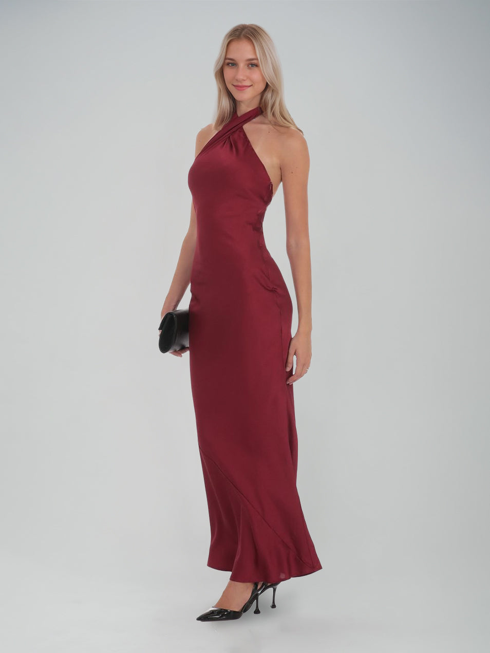 Sheath/Column Criss Cross Ankle-Length Sleeveless Ruched Evening Dresses