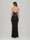 Sheath/Column Strapless Sleeveless Ankle-Length Sequins Prom Dresses