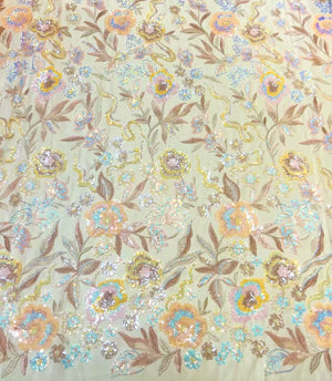 Sheath/Column Floral Evening Dress Taffeta One-Shoulder Sleeveless Ankle-Length With Back Bow Embroidery