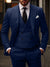 Men's Tailored Fit Single Breasted Two-buttons 3 Pieces Wedding Suits
