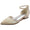 Women's Wedding Shoes Lace Low Closed Toe Rhinestone Buckle Bridal Shoes