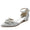 Women's Wedding Shoes Glitter Rhinestone Low Pointed Toe Ankle Strap Bridal Shoes