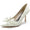 Women's Wedding Shoes Silk Satin Bow Stiletto Pointed Toe Minimalist Bridal Shoes