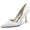 Women's Wedding Shoe Stiletto Silk Satin Pointed Toe Minimalist Bridal Shoes