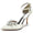 Women's Wedding Shoes Crystal Stiletto Pointed Toe Buckle Bridal Shoes