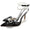 Women's Wedding Shoes Mini Rhinestone Bow Stiletto Pointed Toe Buckle Bridal Shoes