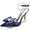 Women's Wedding Shoes Mini Rhinestone Bow Stiletto Pointed Toe Buckle Bridal Shoes