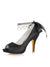 Women's Wedding Shoes Rhinestone High Heel Open Toe Bridal Shoes
