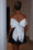 A Line/Princess Party Dresses Colorblock Cocktail Dress Short/Mini Off The Shoulder Sleeveless With Bow Homecoming