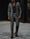 Men's Wedding Party Suits Shawl Lapel Notch Black Pink Fashion Daily Solid Colored Tailored Fit 2 Piece Single Breasted One-button