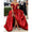 A-Line/Princess Off-the-shoulder Sleeveless Floor Length Evening Dresses With High Split