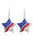 United States 250th Anniversary Women's Patriotic American Flag Earrings for 4th of July and National Holidays