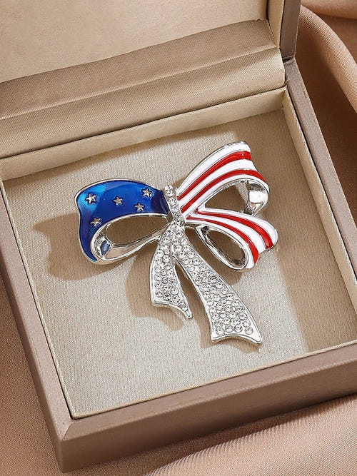 Women's USA Independence Day Alloy Pins Set – Multi-Style Patriotic Pins