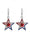 United States 250th Anniversary Women's Patriotic American Flag Earrings for 4th of July and National Holidays