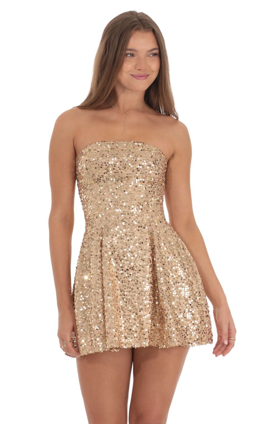 A Line Christmas Party Dresses Sequins Short/Mini Spaghetti Straps Sleeveless Homecoming Open Back
