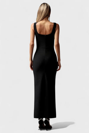 Mermaid Cocktail Dress Rhinestone Party Sleeves Ankle Length Off The Shoulder Crepe