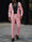 Men's Wedding Party Suits Shawl Lapel Notch Black Pink Fashion Daily Solid Colored Tailored Fit 2 Piece Single Breasted One-button