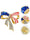 Women's USA Independence Day Alloy Pins Set – Multi-Style Patriotic Pins