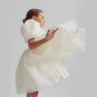 A-Line/Princess Scoop Flower Girl Dresses With Bowknot