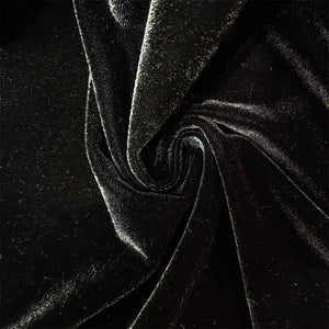 Sheath/Column Evening Dress Elegant Dress Formal Mother Of The Bride Dress Floor Length Long Sleeve Stand Collar Velvet with Pleats