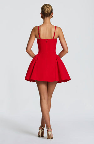 A Line/Princess Christmas Party Dresses Cocktail Short/Mini Spaghetti Straps Sleeveless Homecoming