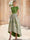 A-Line Cocktail Dress Elegant Jacquard Floral Dress High Low Tea Length Short Sleeves Round Neck with Pocket Wedding Guest Dress