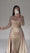 Mermaid Sequin Evening Gown Prom Dress Ruched Satin Dress Long Sleeves Masquerade Floor Length Illusion Neck with Pearls Overskirt Dress